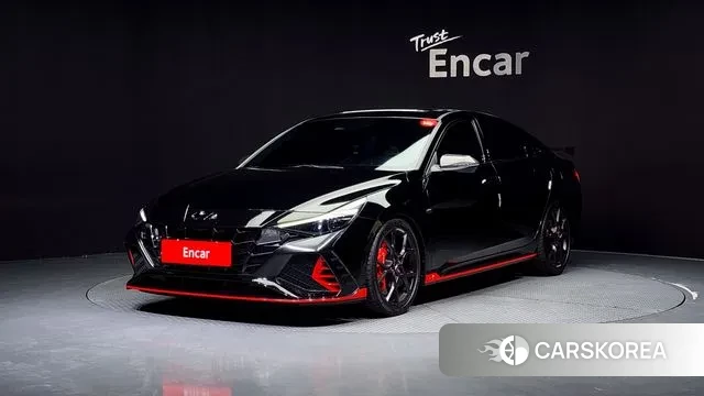 Hyundai Avante (CN7) 2022 Черный из Кореи