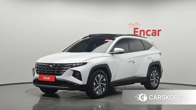 Hyundai Tucson Hybrid (NX4) 2023 Белый из Кореи