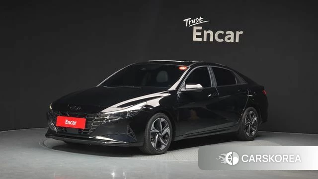 Hyundai Avante (CN7) 2021 Черный из Кореи