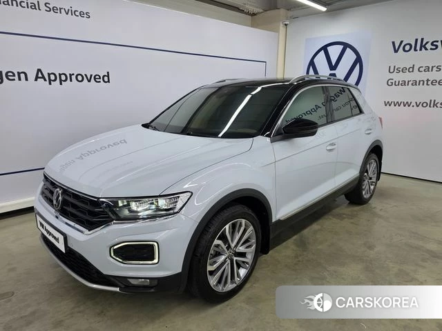 Volkswagen T-Roc 2021 Белый из Кореи