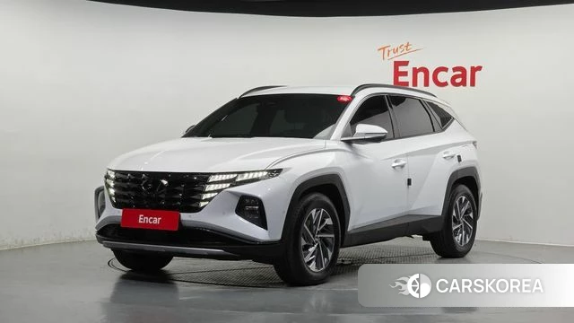 Hyundai Tucson Hybrid (NX4) 2022 Белый из Кореи