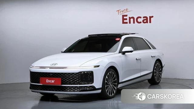 Hyundai Grandeur Hybrid (GN7) 2023 Белый из Кореи