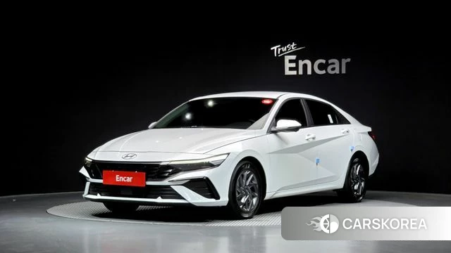 Hyundai The New Avante (CN7) 2023 Белый из Кореи
