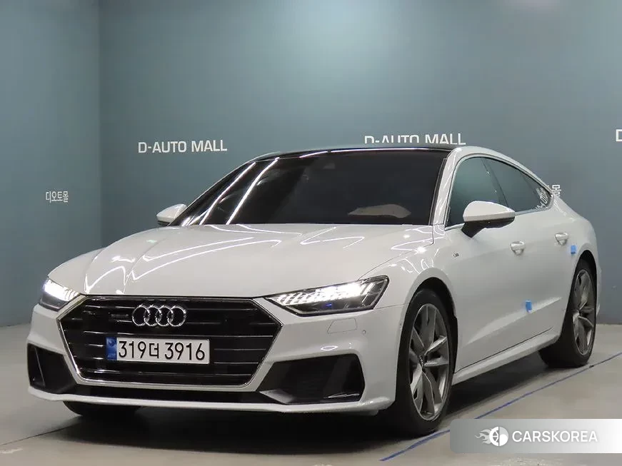 Audi A7 (4K) 2020 Белый из Кореи