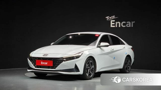 Hyundai Avante (CN7) 2020 Белый из Кореи