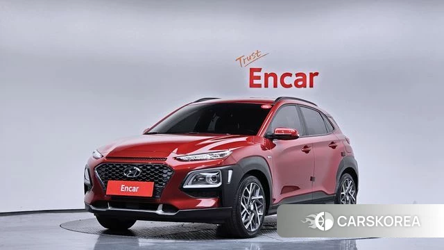 Hyundai Kona Hybrid 2020 Красный из Кореи