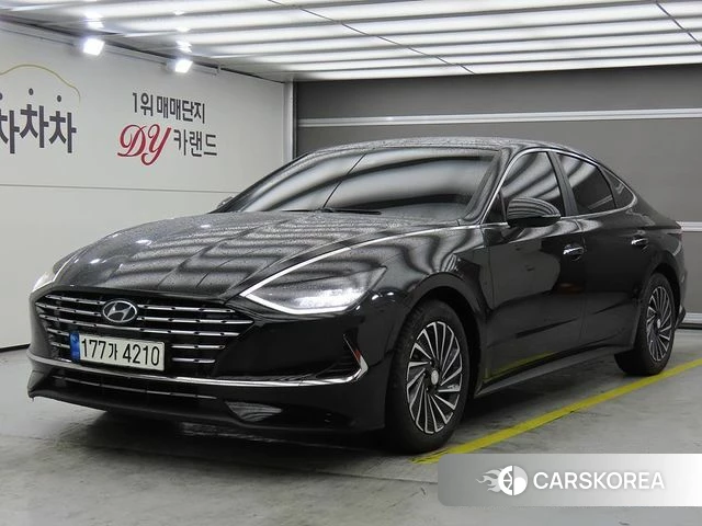 Hyundai Sonata Hybrid (DN8) 2021 Черный из Кореи