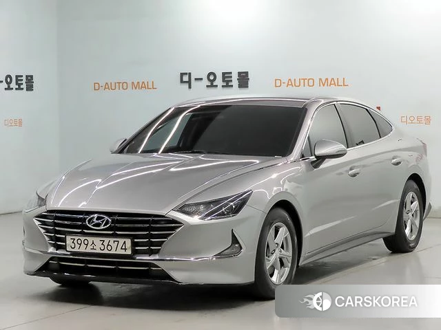 Hyundai Sonata (DN8) 2021 Серебристо-серый из Кореи