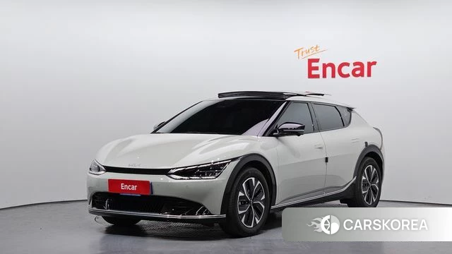 Kia EV6 2021 Серебристо-серый из Кореи
