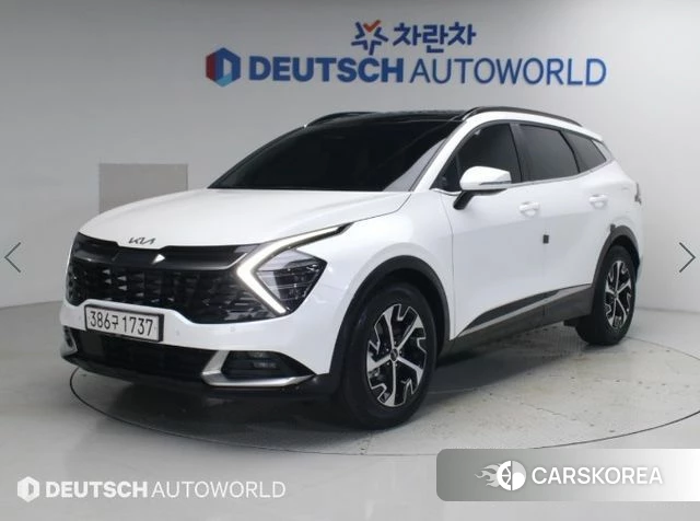 Kia Sportage 5th Generation Hybrid 2023 Белый из Кореи