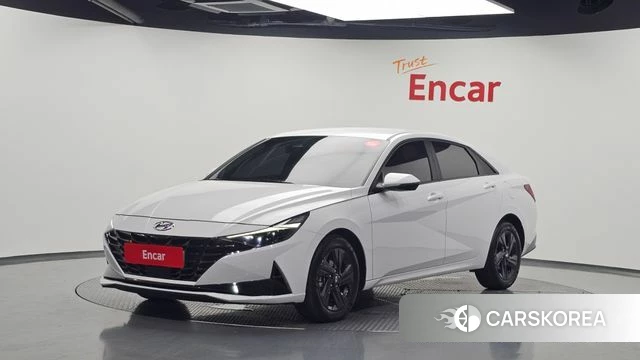 Hyundai Avante (CN7) 2022 Белый из Кореи