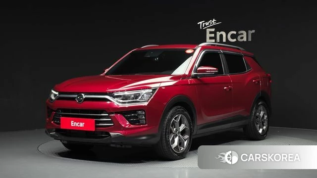 Ssangyong Beautiful Korando 2019 Красный из Кореи