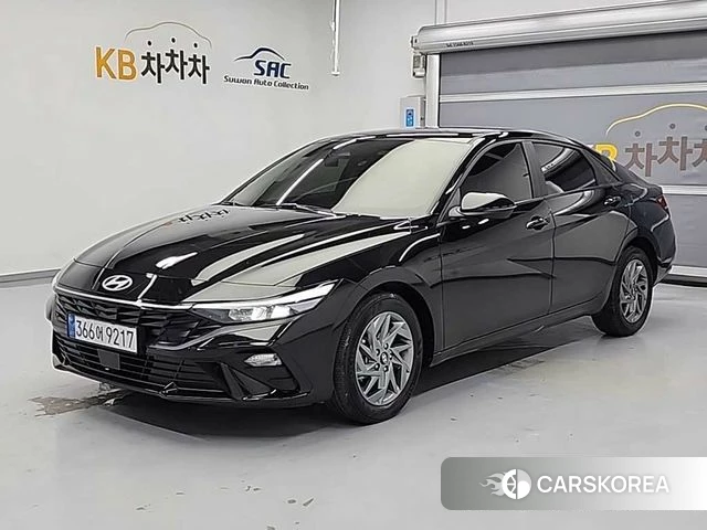 Hyundai The New Avante (CN7) 2023 Черный из Кореи