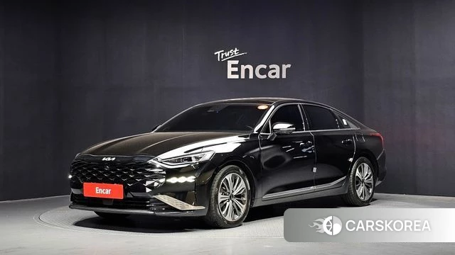 Kia K8 Hybrid 2022 Черный из Кореи