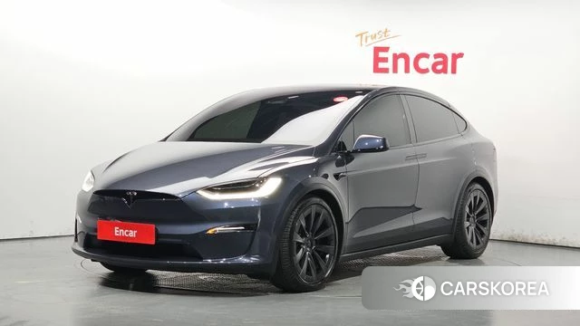 Tesla Model X 2023 Серый из Кореи