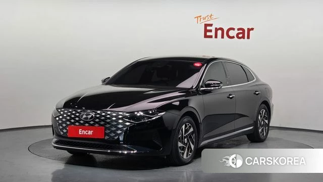 Hyundai The New Grandeur IG Hybrid 2020 Черный из Кореи