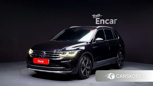 Volkswagen Tiguan second Generation 2021 Синий из Кореи