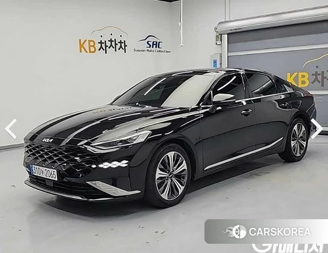 Kia K8 Hybrid 2021 Черный из Кореи