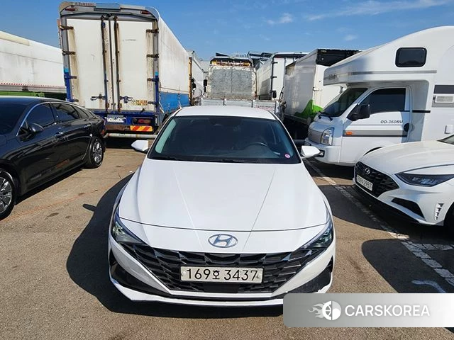 Hyundai Avante (CN7) 2022 Белый из Кореи