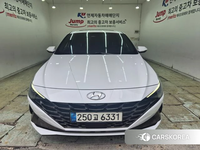 Hyundai Avante (CN7) 2020 Белый из Кореи