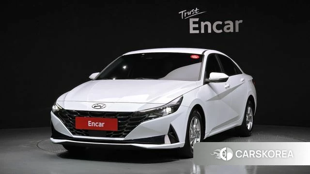Hyundai Avante (CN7) 2021 Белый из Кореи