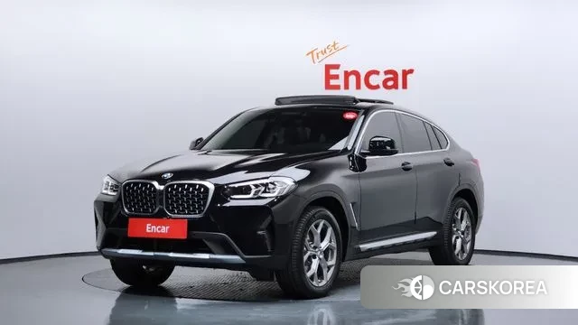 BMW X4 (G02) 2023 Черный из Кореи