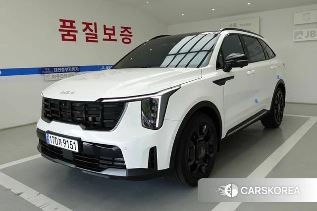Kia The New Sorento 4th Generation 2023 Жемчужный цвет из Кореи