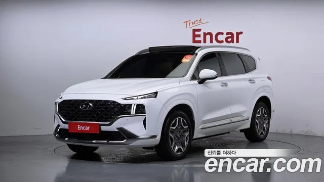 Hyundai The New Santa Fe 2023 Белый из Кореи