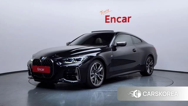 BMW 4 Series (G22) 2021 Черный из Кореи