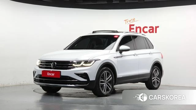 Volkswagen Tiguan second Generation 2023 Белый из Кореи