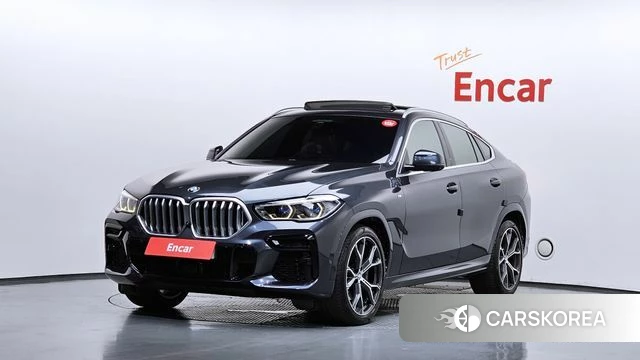 BMW X6 (G06) 2022 Серый из Кореи