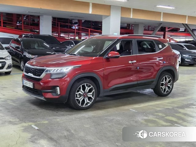 Kia Seltos 2021 Красный из Кореи