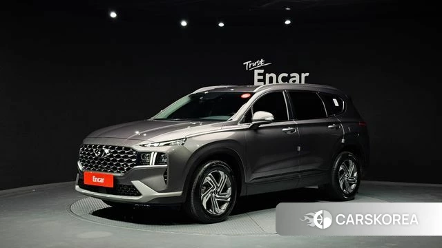 Hyundai The New Santa Fe 2022 Серый из Кореи