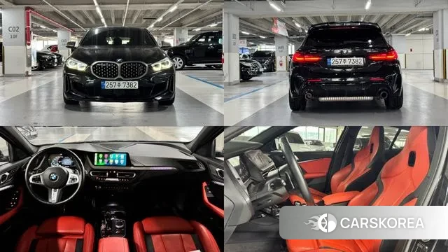 BMW 1 Series (F40) 2022 Черный из Кореи