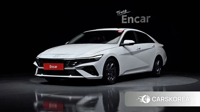 Hyundai The New Avante (CN7) 2023 Белый из Кореи