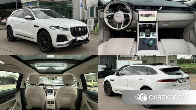 Jaguar F-PACE 2021 Белый из Кореи