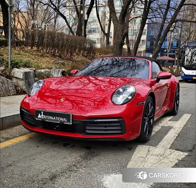 Porsche 911(992) 2021 Красный из Кореи