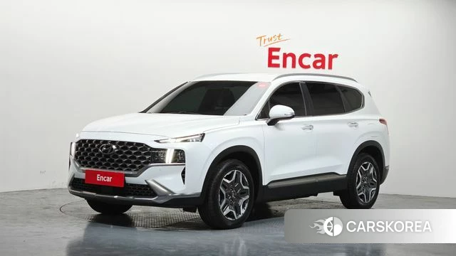 Hyundai The New Santa Fe 2022 Белый из Кореи