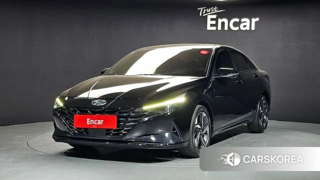 Hyundai Avante (CN7) 2020 Черный из Кореи