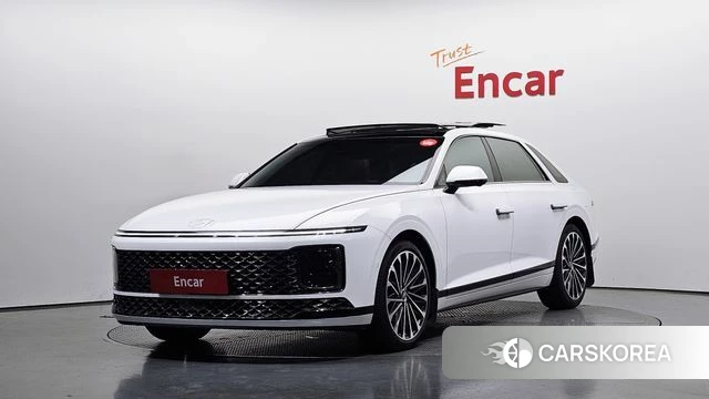 Hyundai Grandeur Hybrid (GN7) 2024 Белый из Кореи