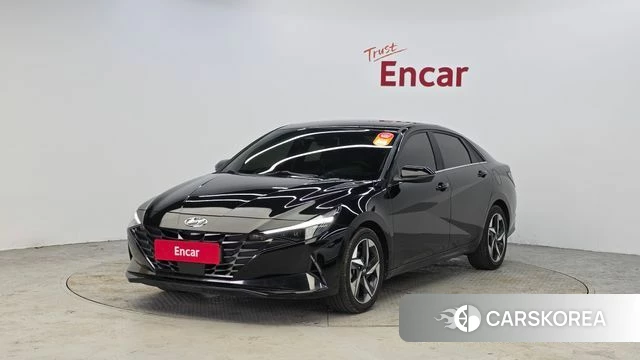 Hyundai Avante Hybrid (CN7) 2022 Черный из Кореи