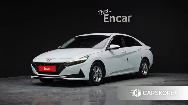 Hyundai Avante (CN7) 2021 Белый из Кореи