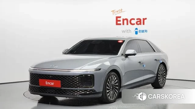 Hyundai Grandeur Hybrid (GN7) 2023 Серебристо-серый из Кореи