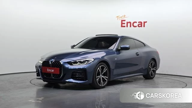 BMW 4 Series (G22) 2021 Синий из Кореи