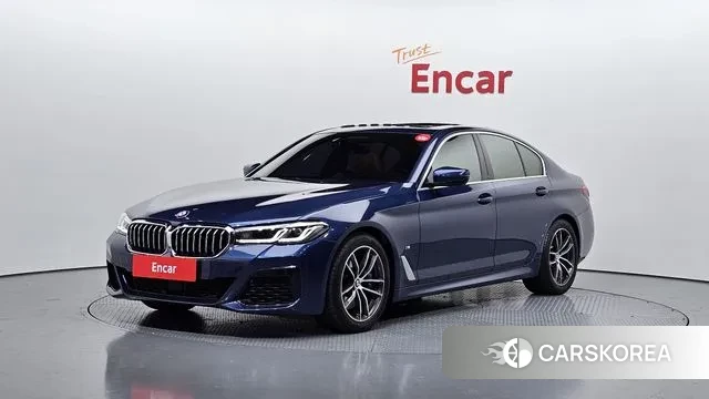 BMW 5 Series (G30) 2020 Синий из Кореи