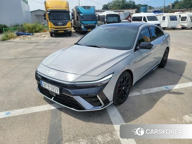 Hyundai The New Avante (CN7) 2023 Серебристо-серый из Кореи