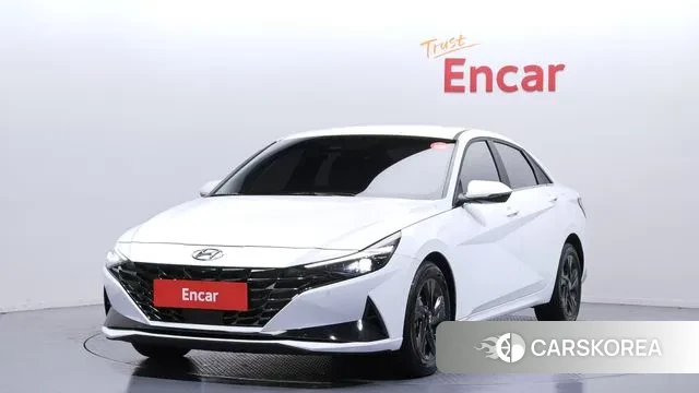 Hyundai Avante (CN7) 2021 Белый из Кореи