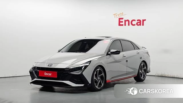 Hyundai Avante (CN7) 2022 Серебристо-серый из Кореи