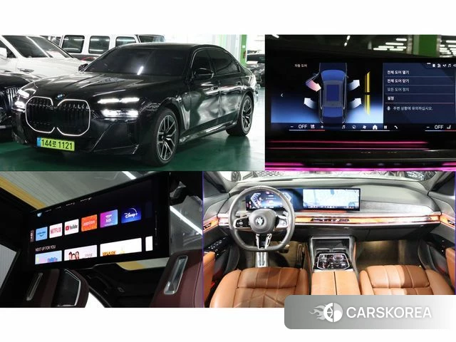 BMW 7 Series (G70) 2024 Черный из Кореи