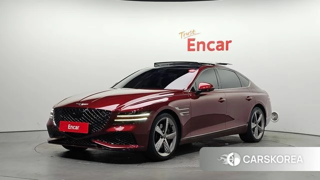 Genesis G80 (RG3) 2022 Красный из Кореи